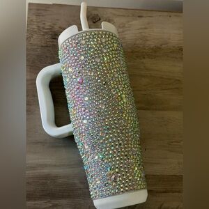 Simply Southern Multicolor Crystal Tumbler with Handle